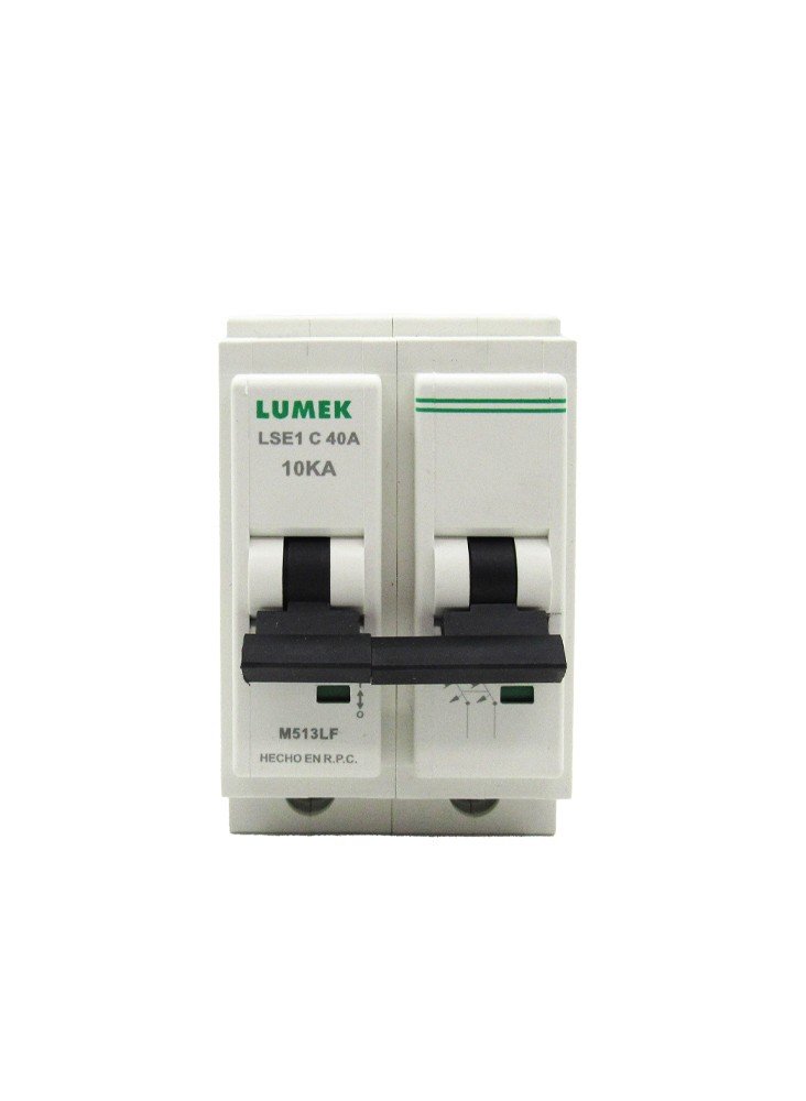 Breaker Lumek 2 X 40a. Enchuf. 10ka/120v M513lk Lse1c40a Ue6 – Uem90
