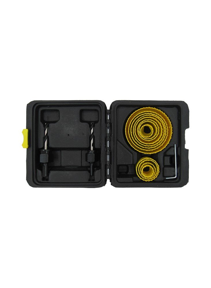 Broca Sierra Cerraduras Acero AL Carbon Madera/aluminio/plastica Juego X 15 Pzs. 3/4″ – 3″ Pretul T26037