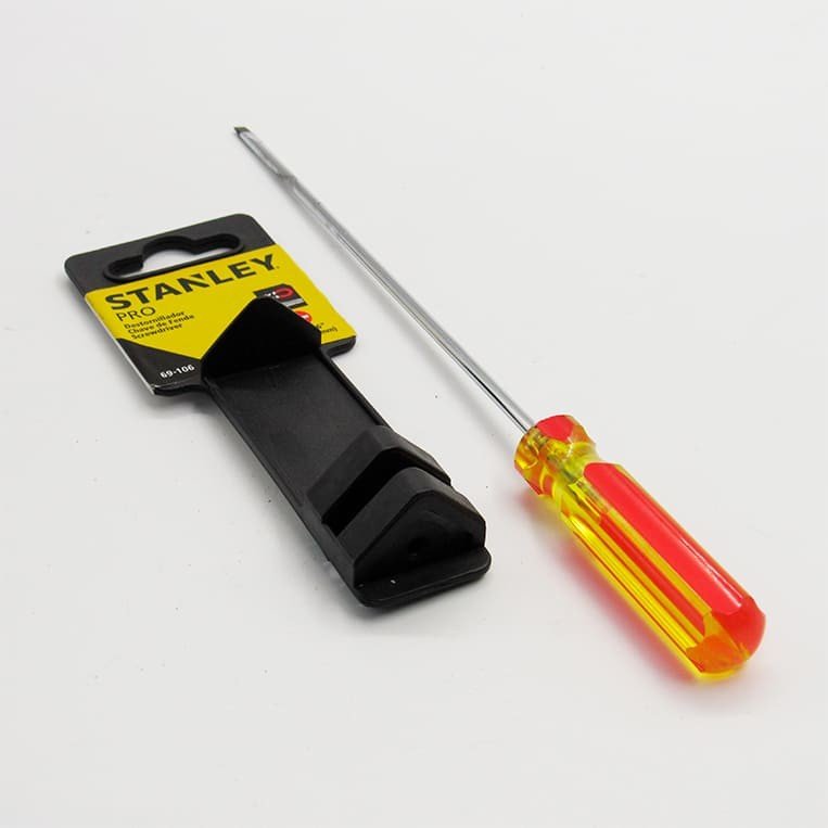 Destornillador Stanley Pro. 1/8 X 6″ M/amarillo/rojo 69 106