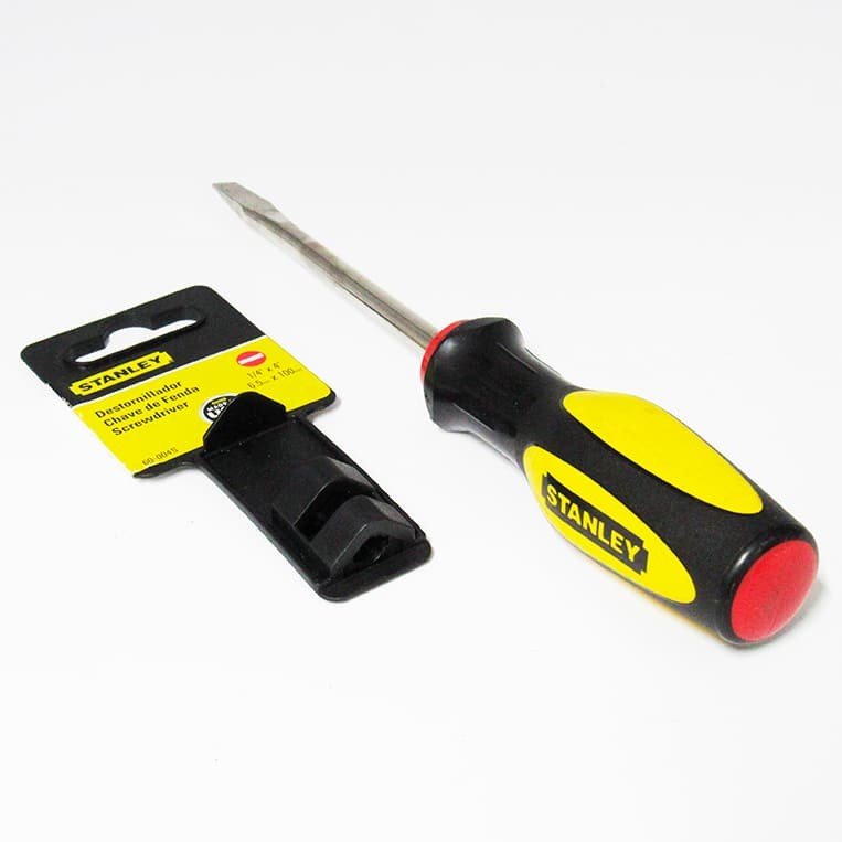 Destornillador Stanley 1/4″ X 4″ Pala M.redondo 60 004s