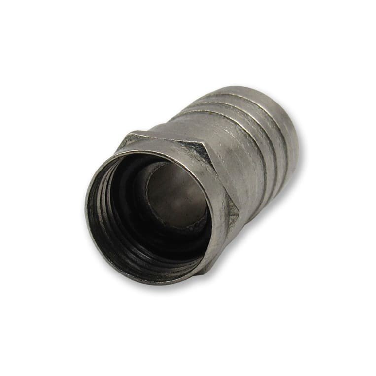 Coaxial-terminal Presion RG6 Compacto Silicona